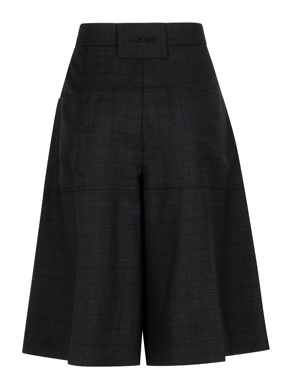Check-Pattern Cargo Shorts