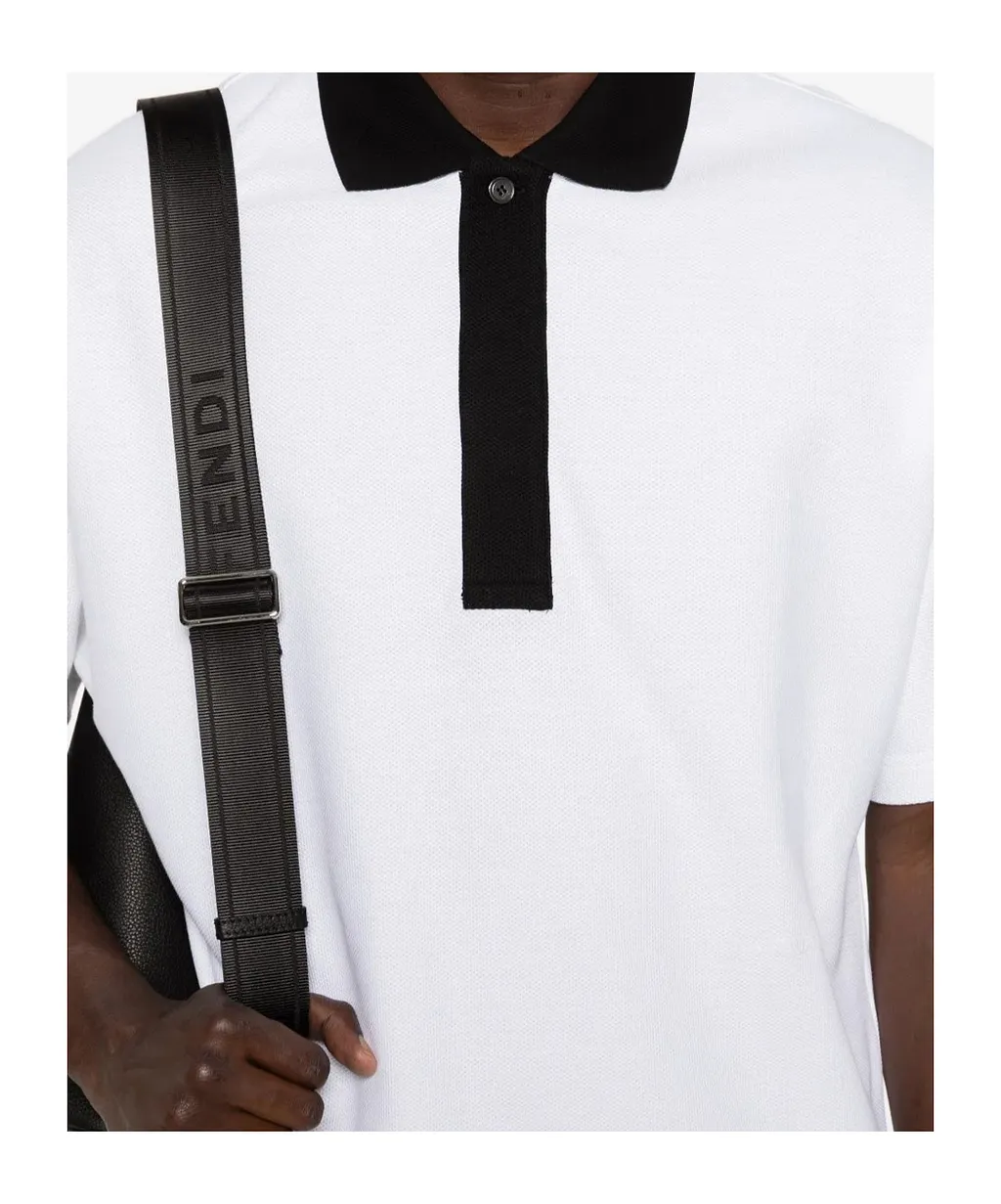 Contrast-Trim Polo Shirt