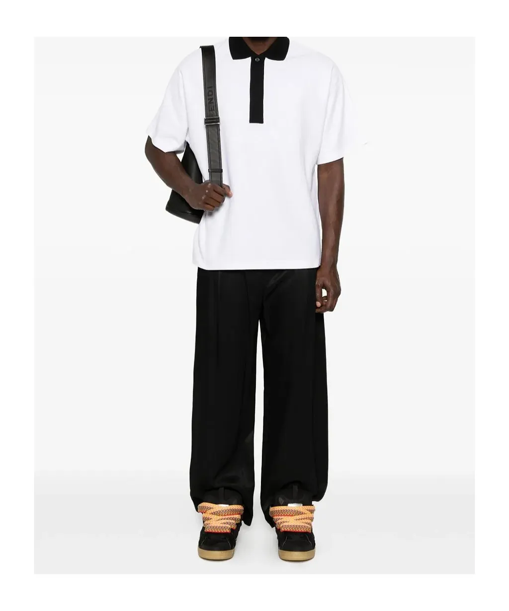 Contrast-Trim Polo Shirt