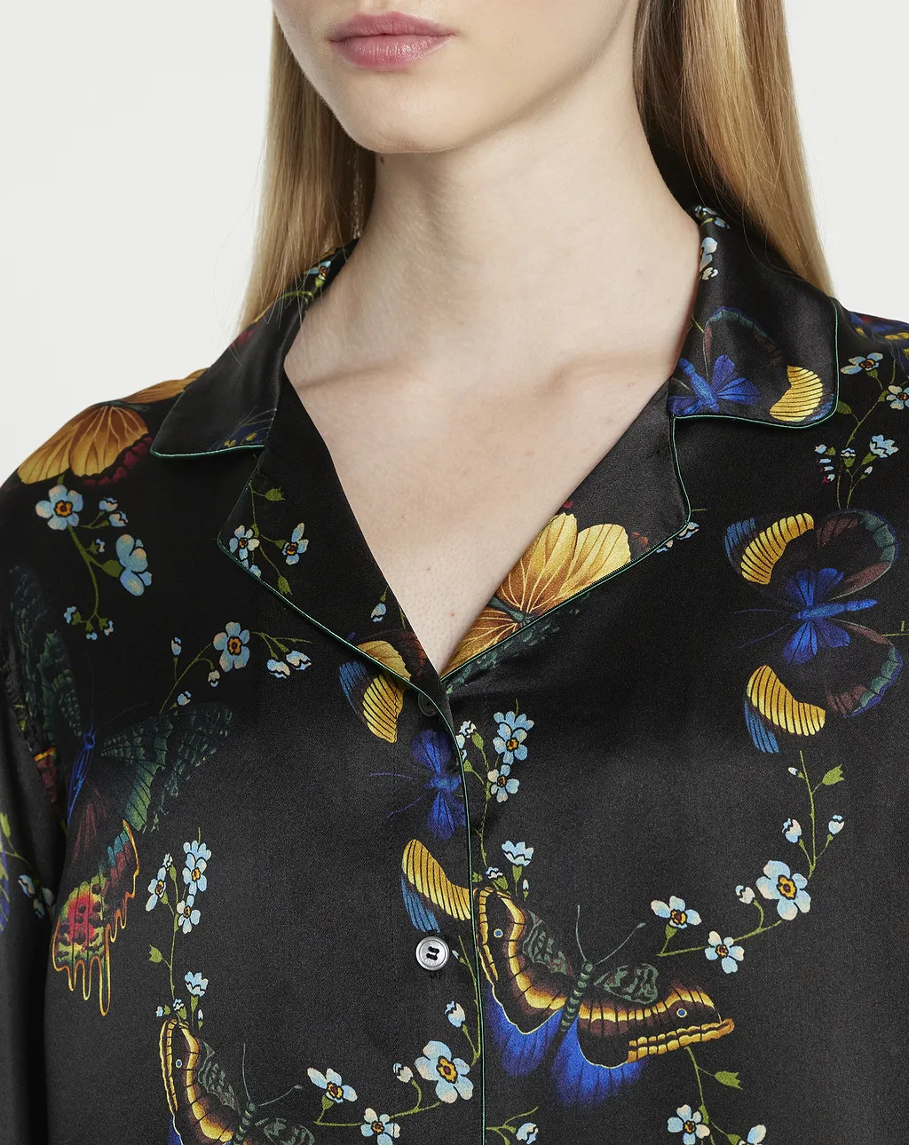 Black Logo-Printed Shirt