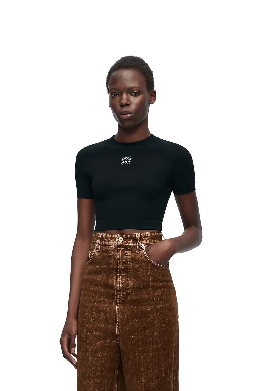 Cropped Top In Cotton
