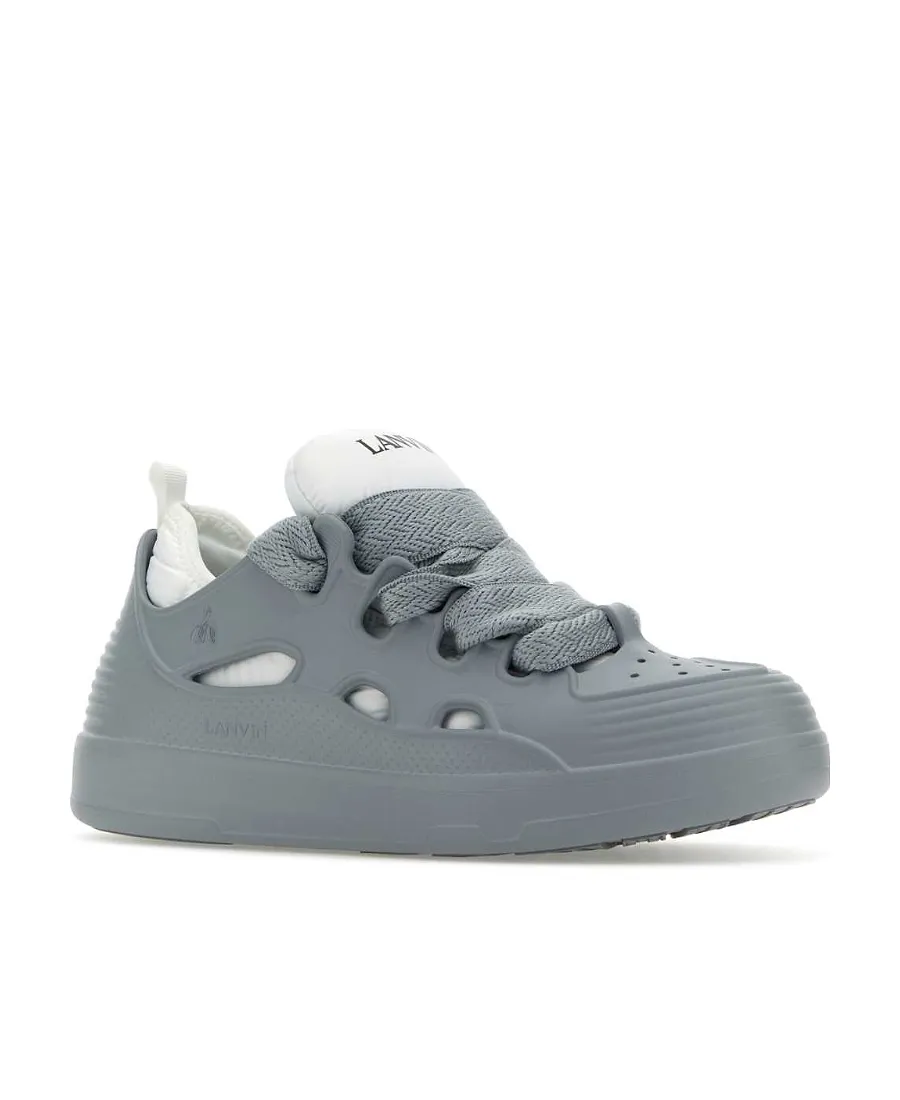 Lanvin Logo Printed Lace-Up Sneakers