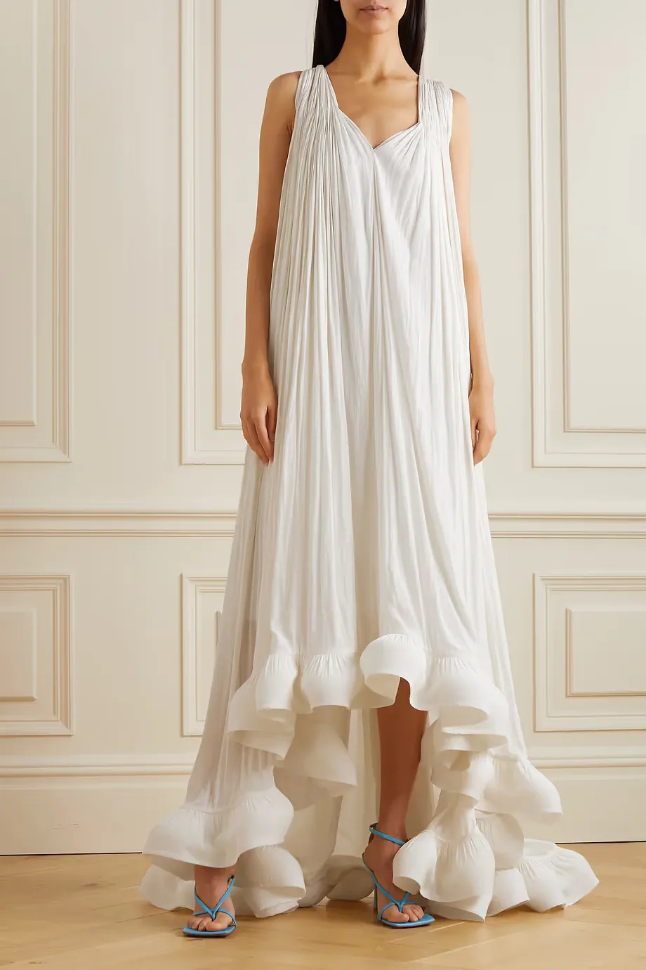 Ruffled Chiffon Dress Dress