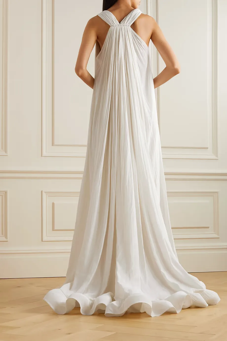 Ruffled Chiffon Dress Dress