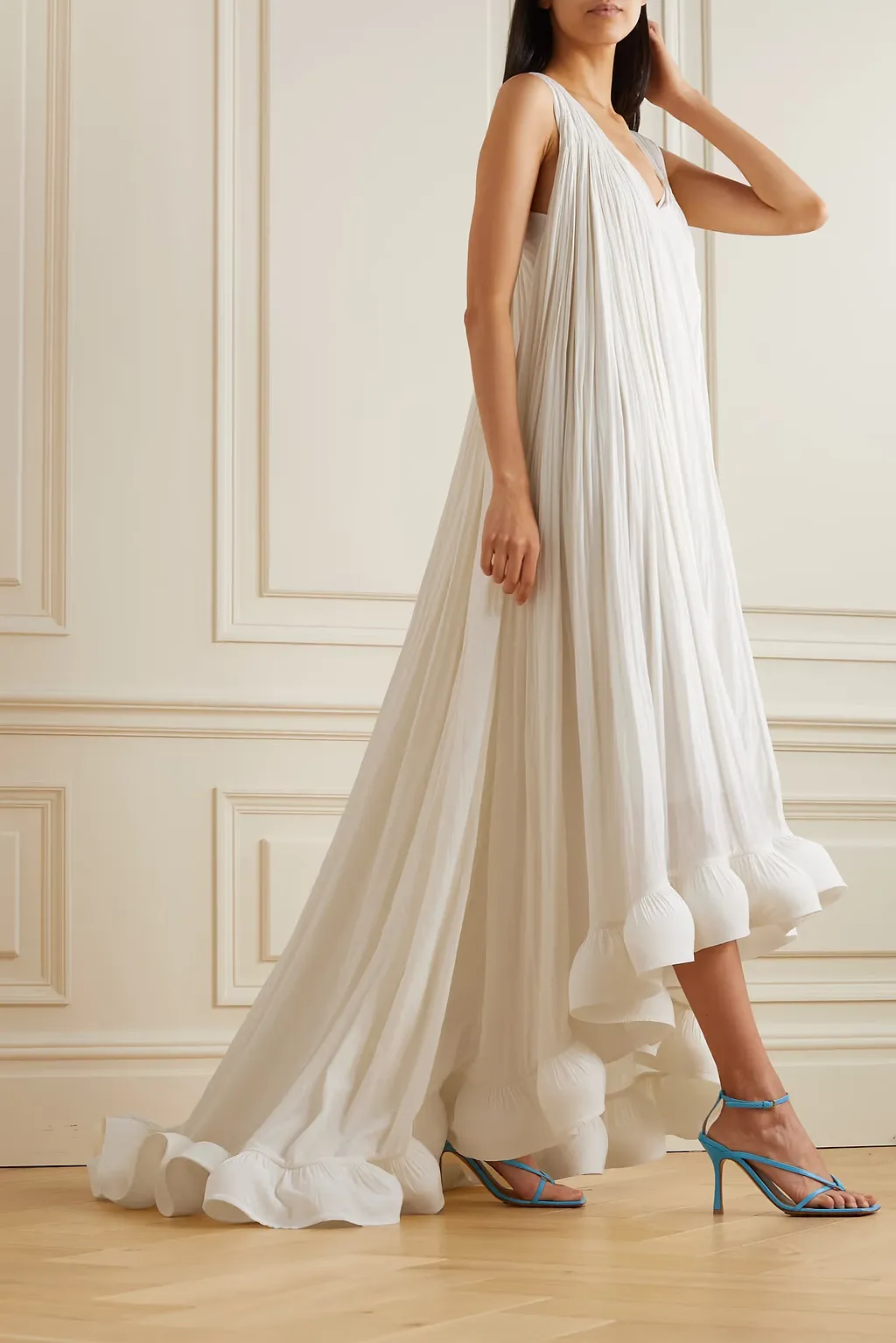Ruffled Chiffon Dress Dress