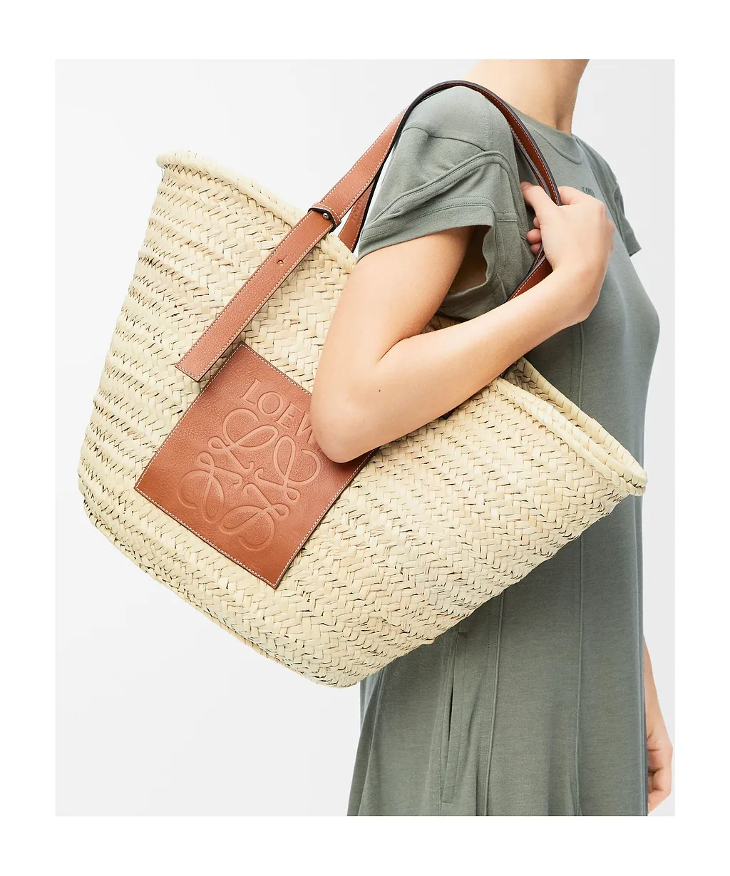 Loewe Logo Patch Large Basket Bag