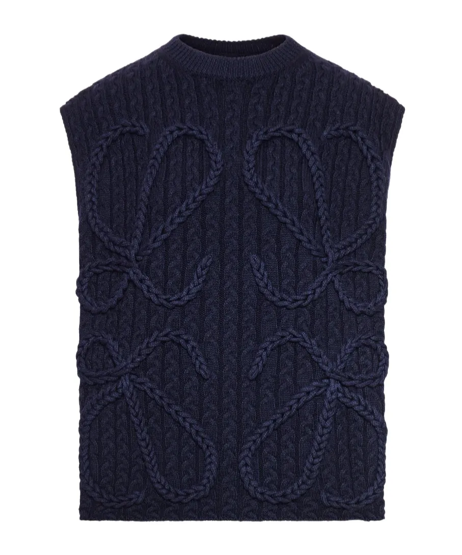 Loewe Anagram Knitted Vest