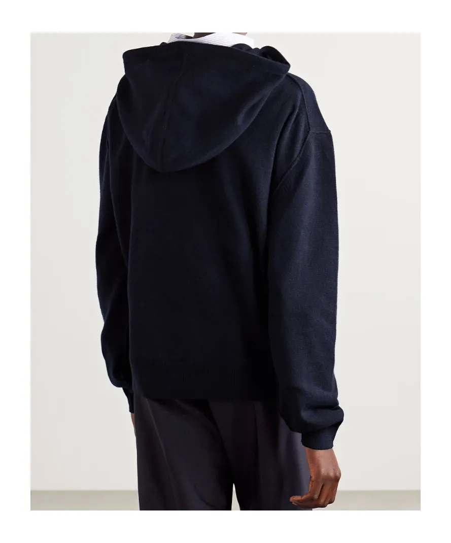 Wool And Cashmere-Blend Hoodie