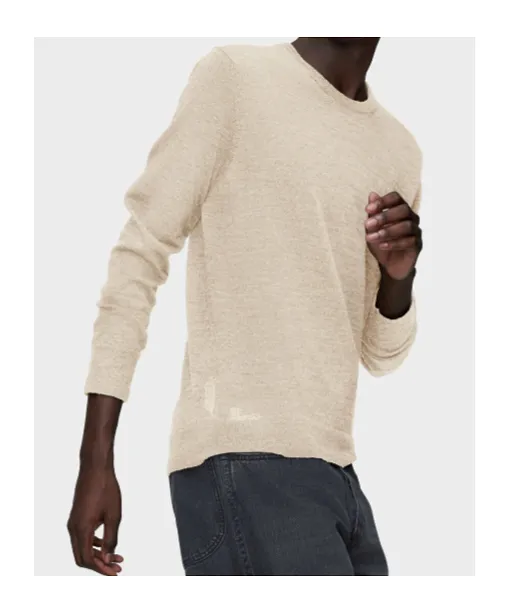 Wool-Blend Patch Sweater