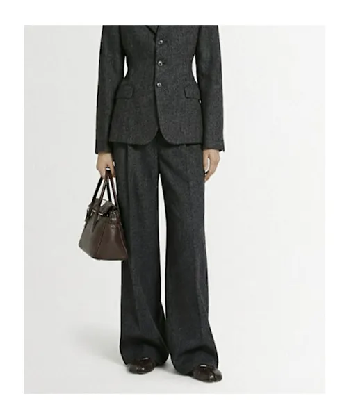 Wide Leg Wool Pants