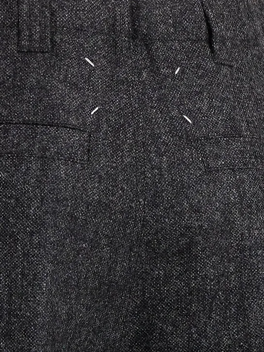 Wide Leg Wool Pants
