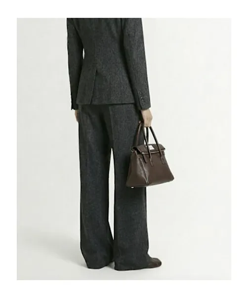 Wide Leg Wool Pants