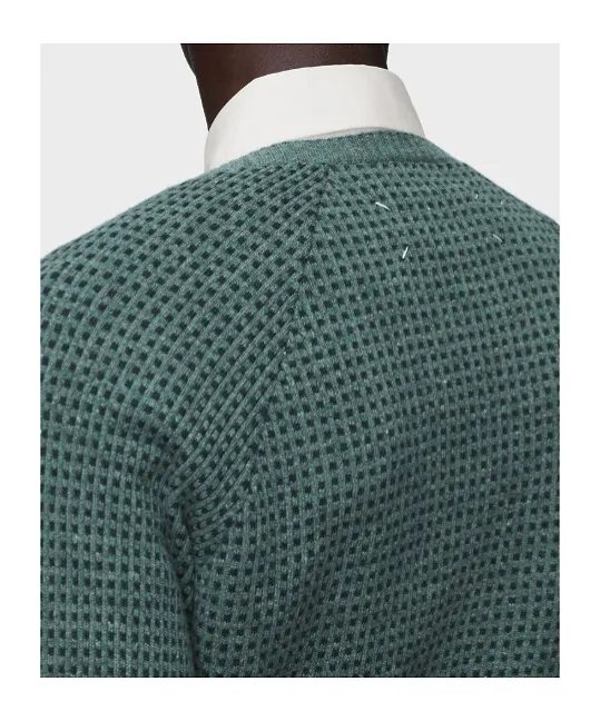 Wool-Blend V-Neck Sweater