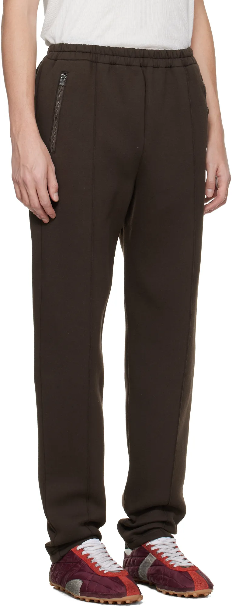 Zip-Pockets Track Pants