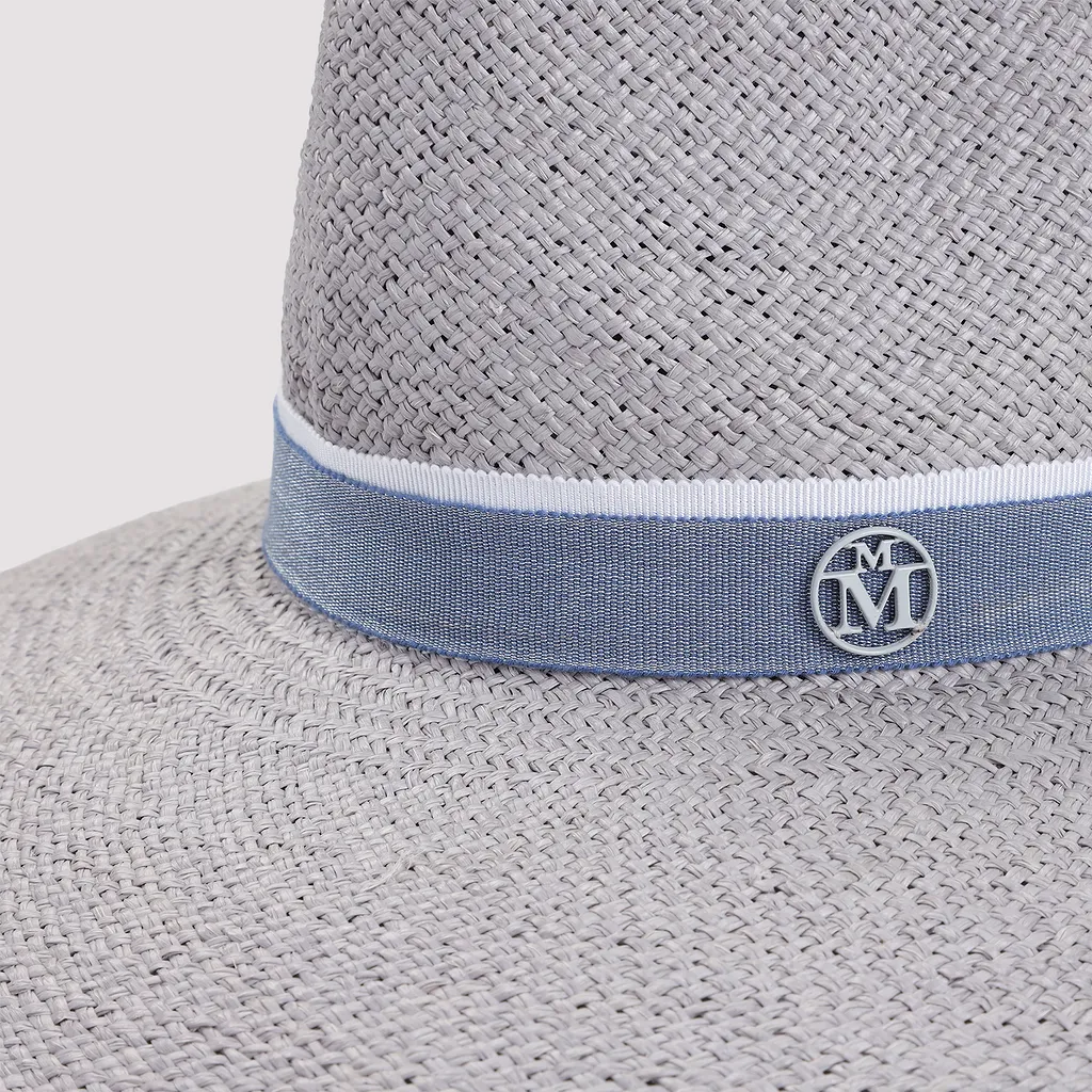 Maison Michel Anne Logo Plaque Hat