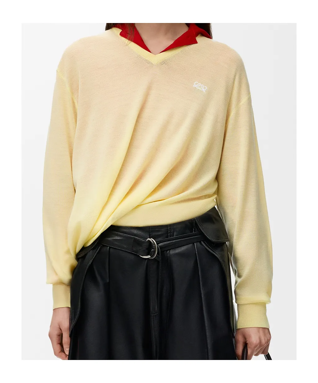 Loewe Asymmetric Silhouette Knitted Jumper