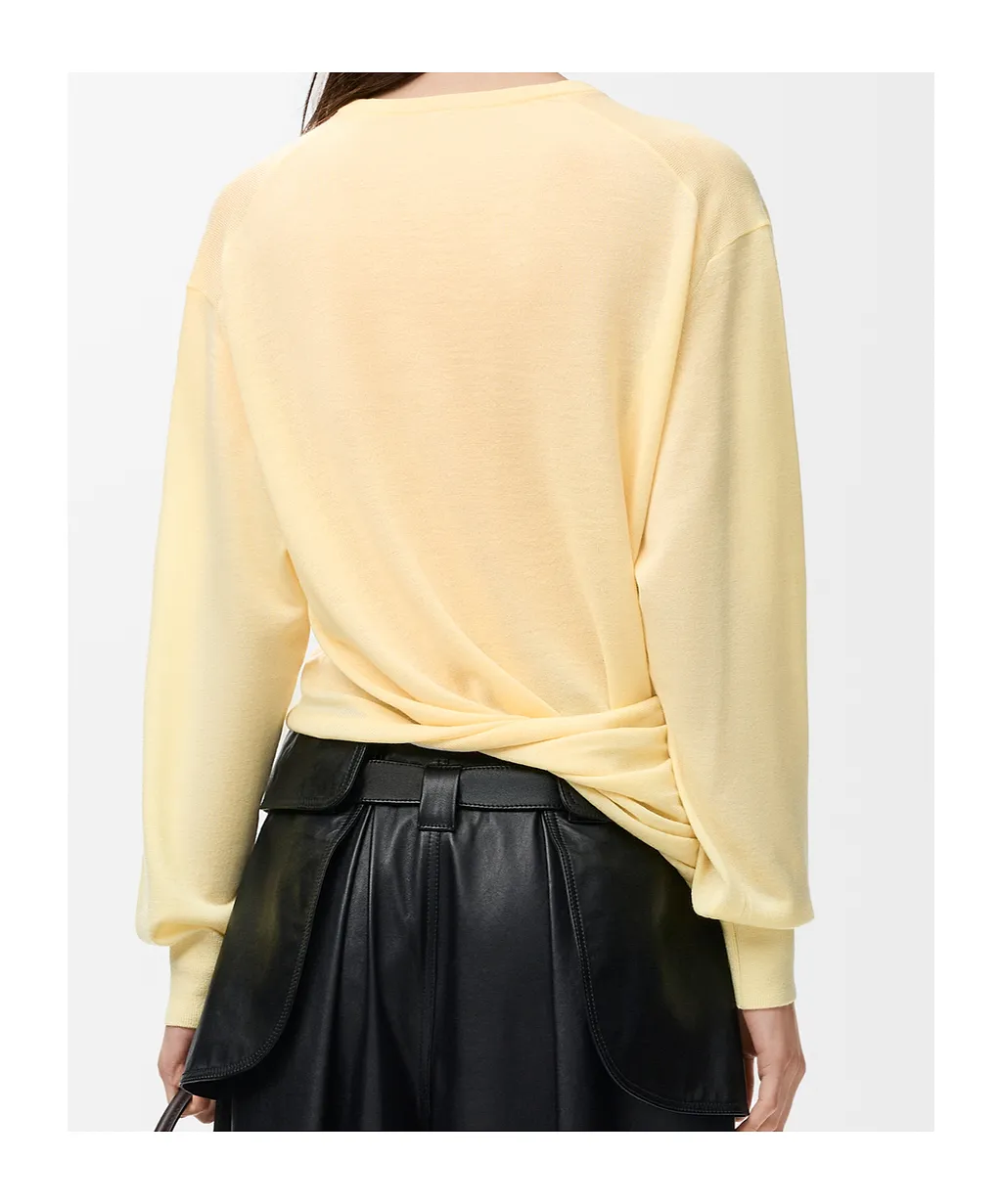 Loewe Asymmetric Silhouette Knitted Jumper