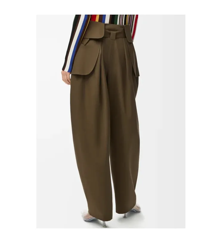 Loewe Belted Wide-Leg Pants