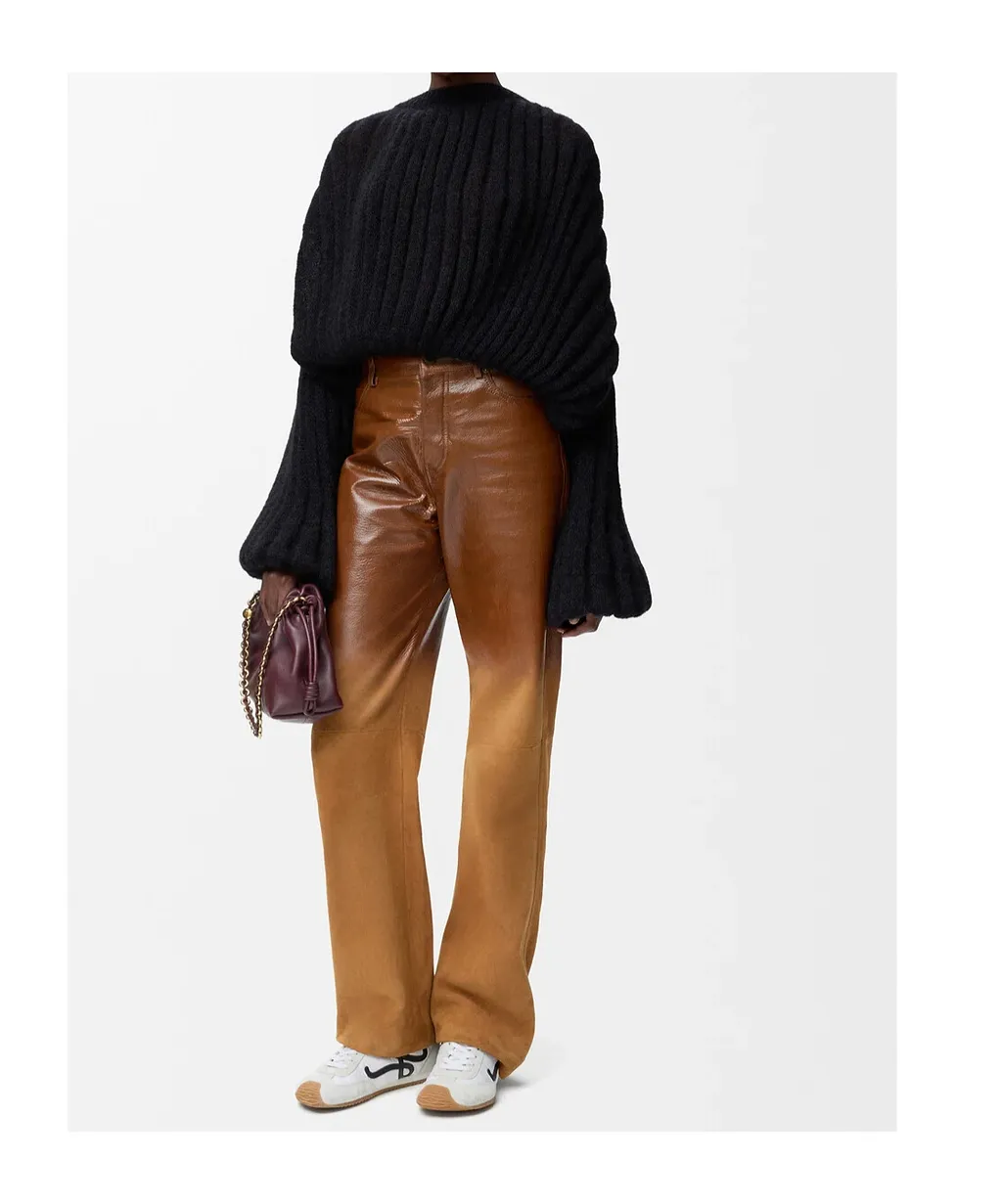 Loewe Balloon-Sleeved Knitted Jumper