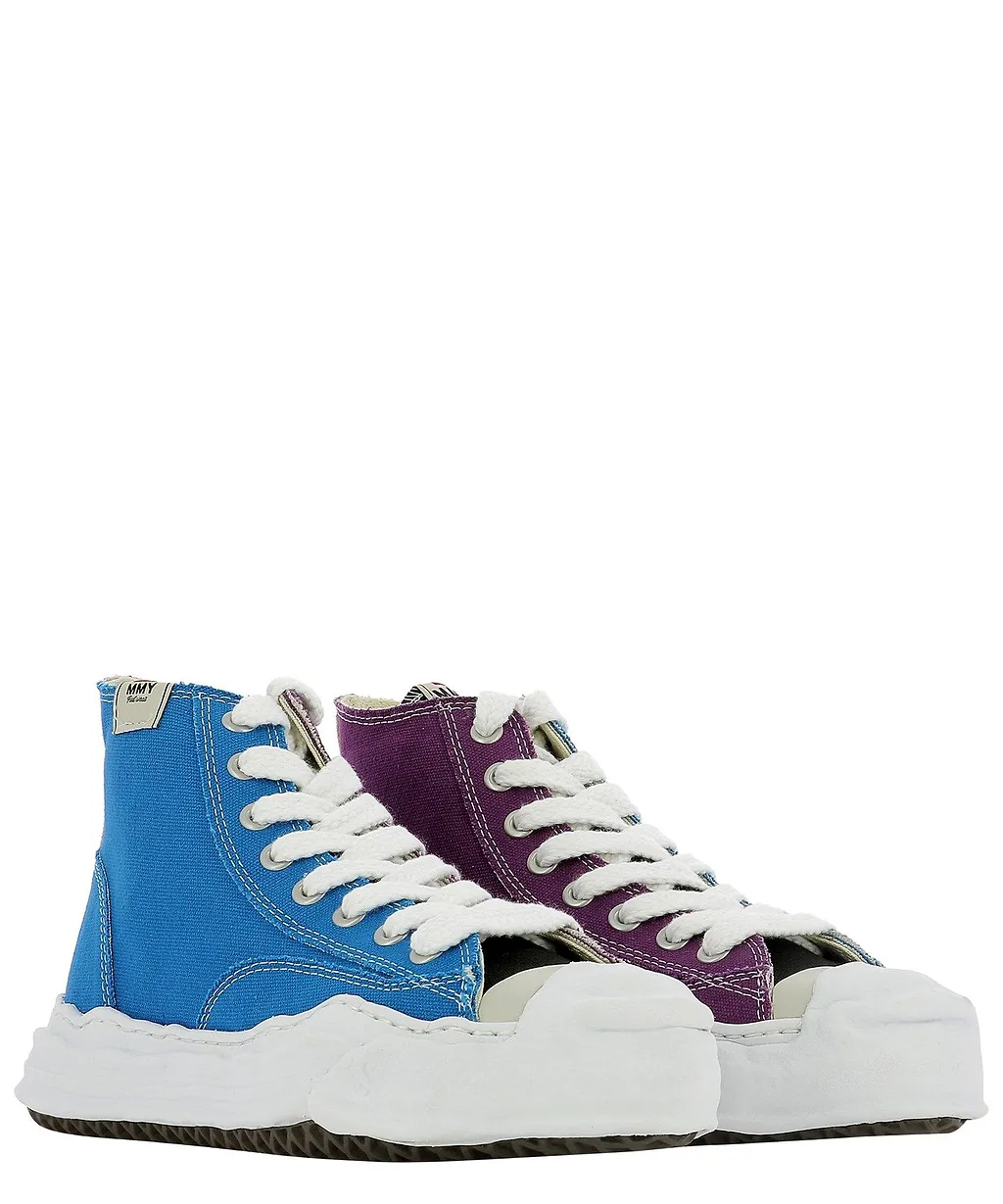 Multi-Panel Lace-Up Sneakers