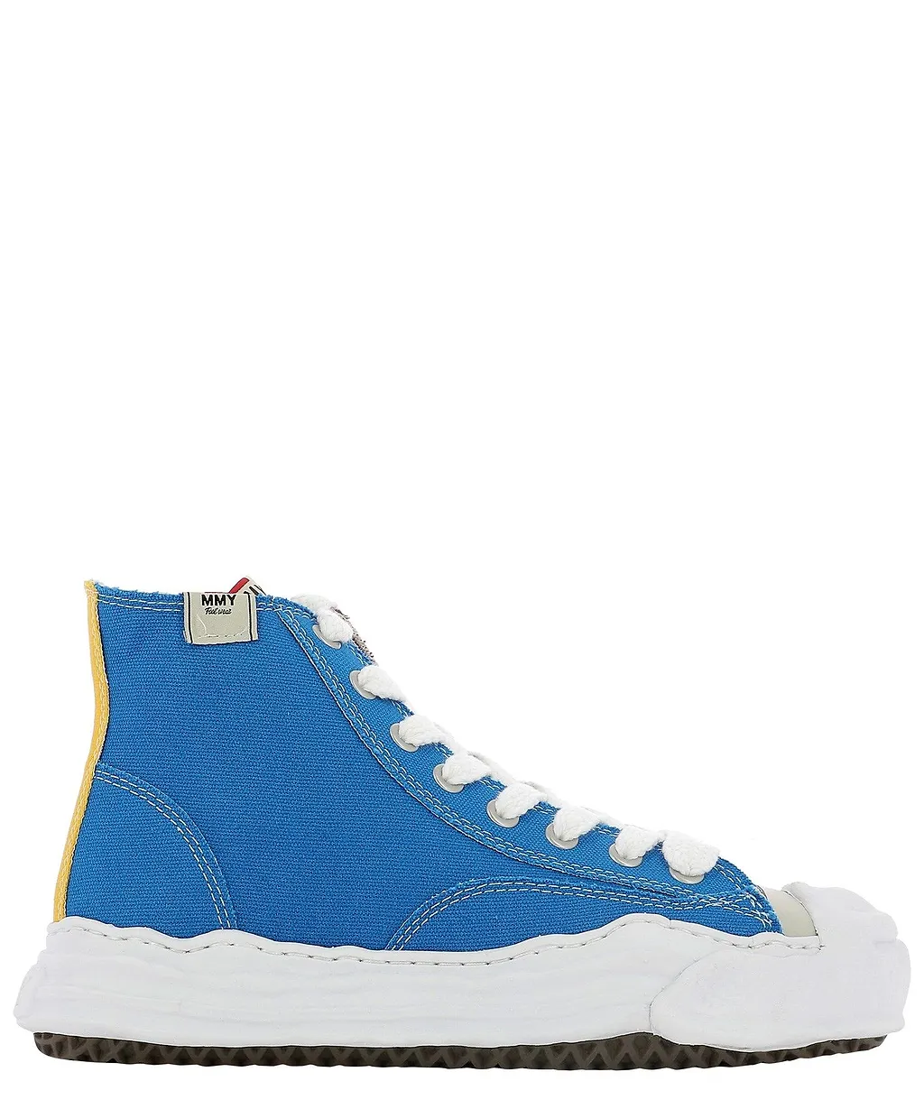 Multi-Panel Lace-Up Sneakers