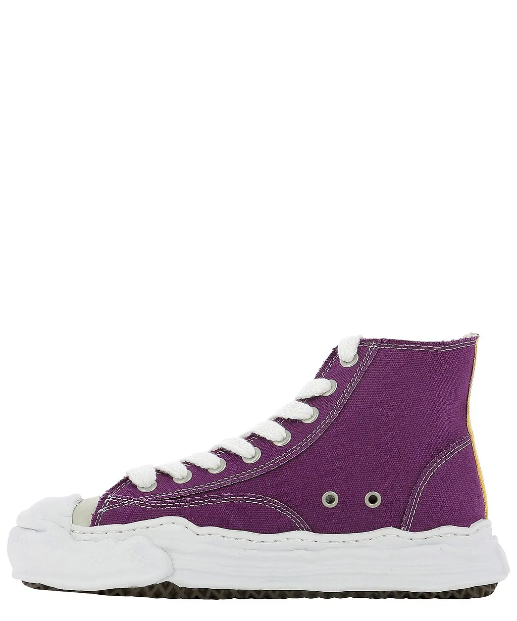 Multi-Panel Lace-Up Sneakers