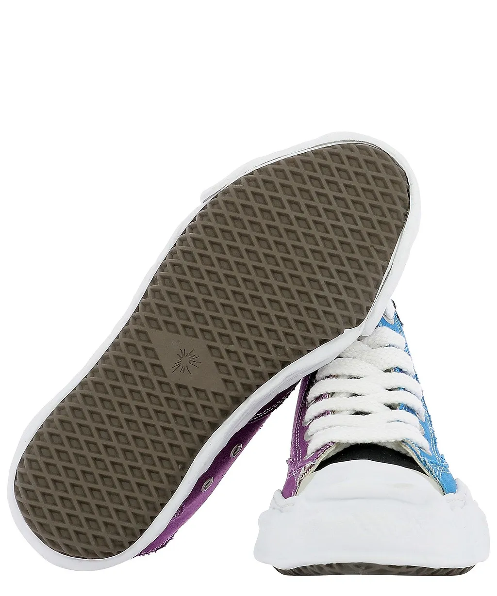 Multi-Panel Lace-Up Sneakers