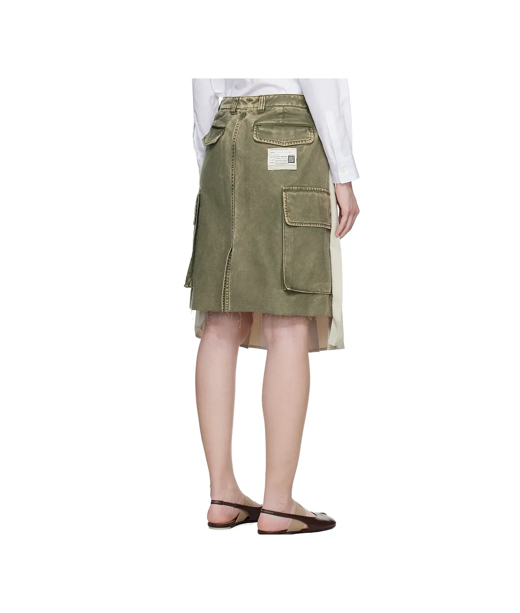 Pleated Midi Skirt