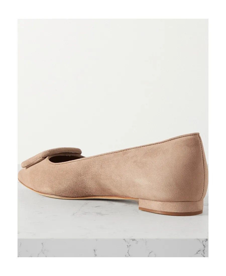 Buckle Pointed Flats