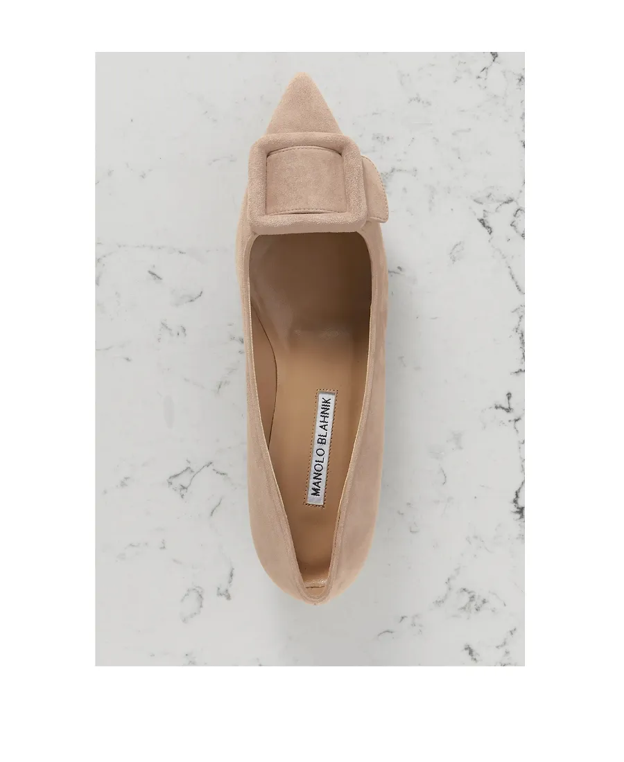 Buckle Pointed Flats