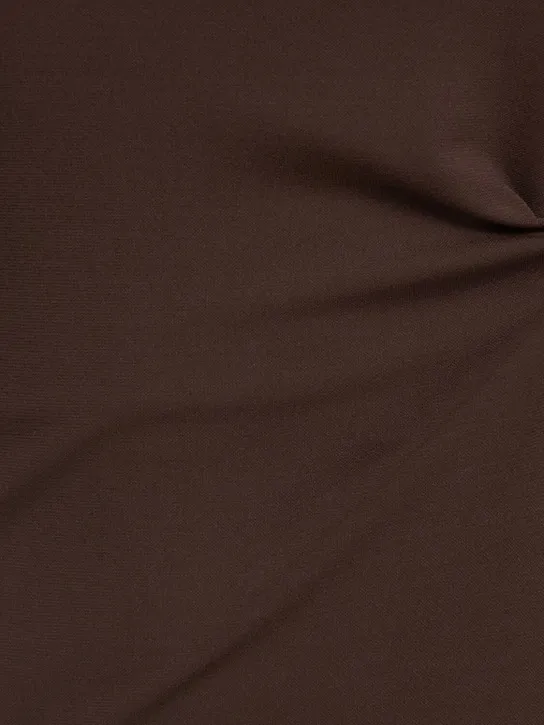 Single-Shoulder Stretch Jersey Dress