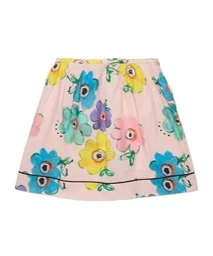 Marni Kids Floral Printed Mini Skirt