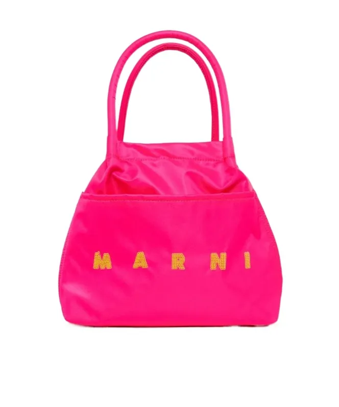 Marni Kids Logo Detailed Shoulder Bag