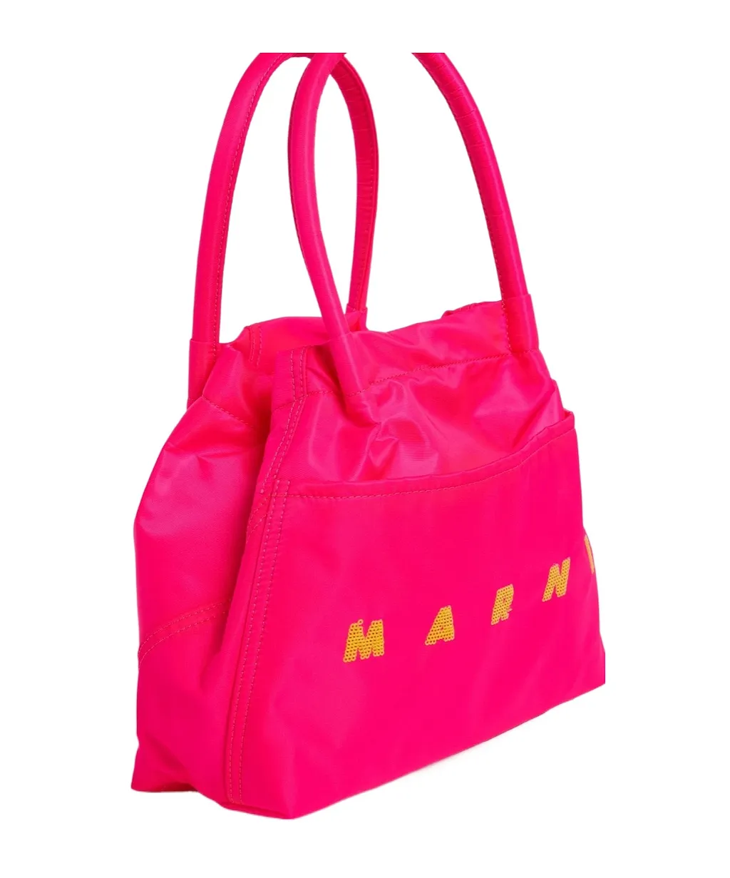 Marni Kids Logo Detailed Shoulder Bag