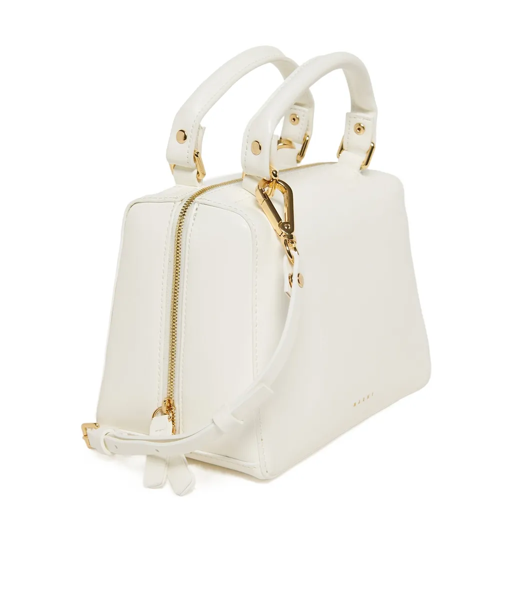 Marni Kids Logo Embossed School Bag