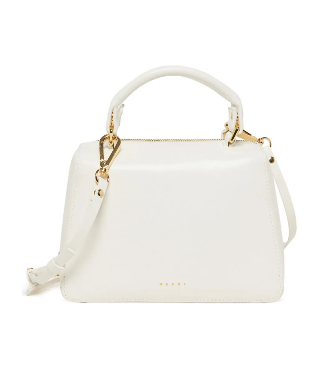 Marni Kids Logo Embossed School Bag