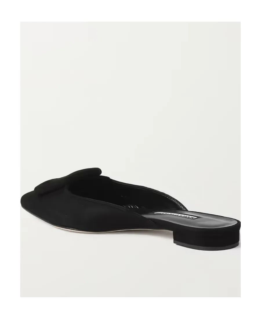 Maysale Buckle Pointed Muller Shoes