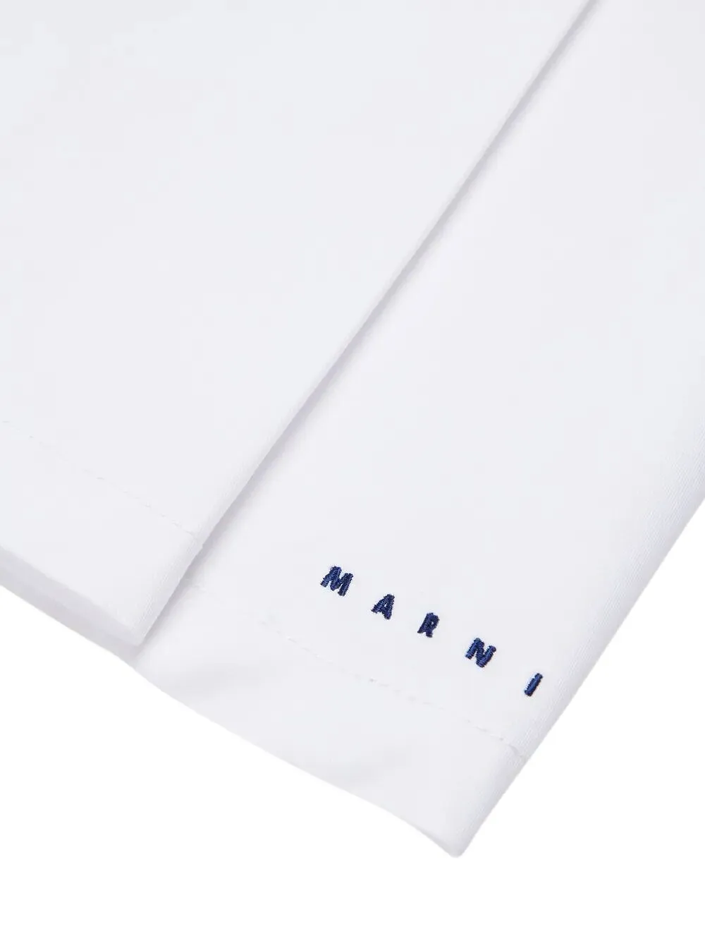 Marni Kids Logo Embroidered Pleated Skirt