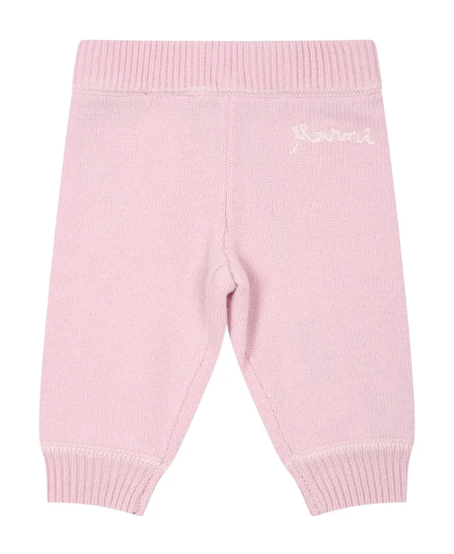 Marni Kids Logo Embroidered Tracksuit Bottoms