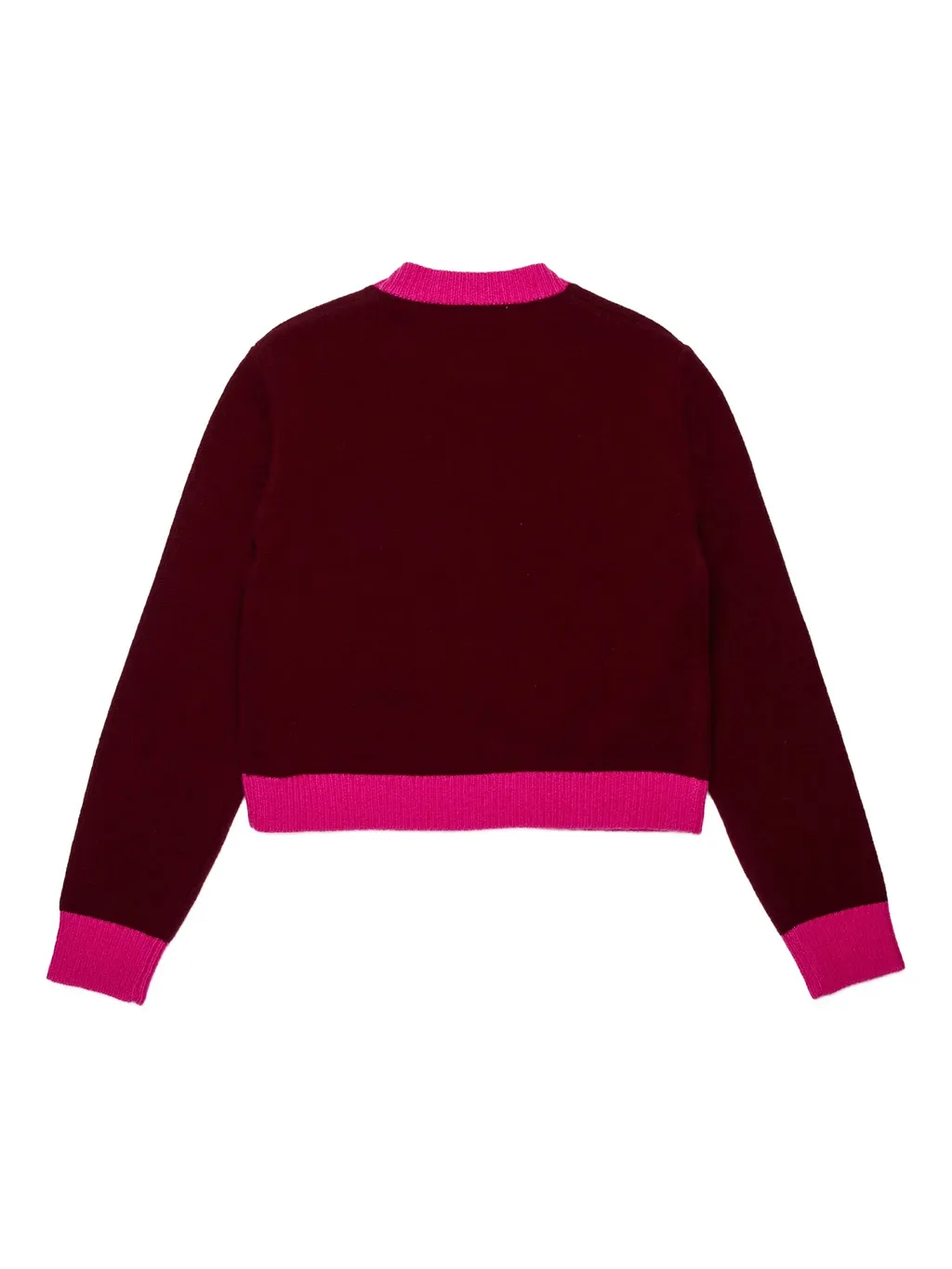 Marni Kids Logo Intarsia Knitted Jumper