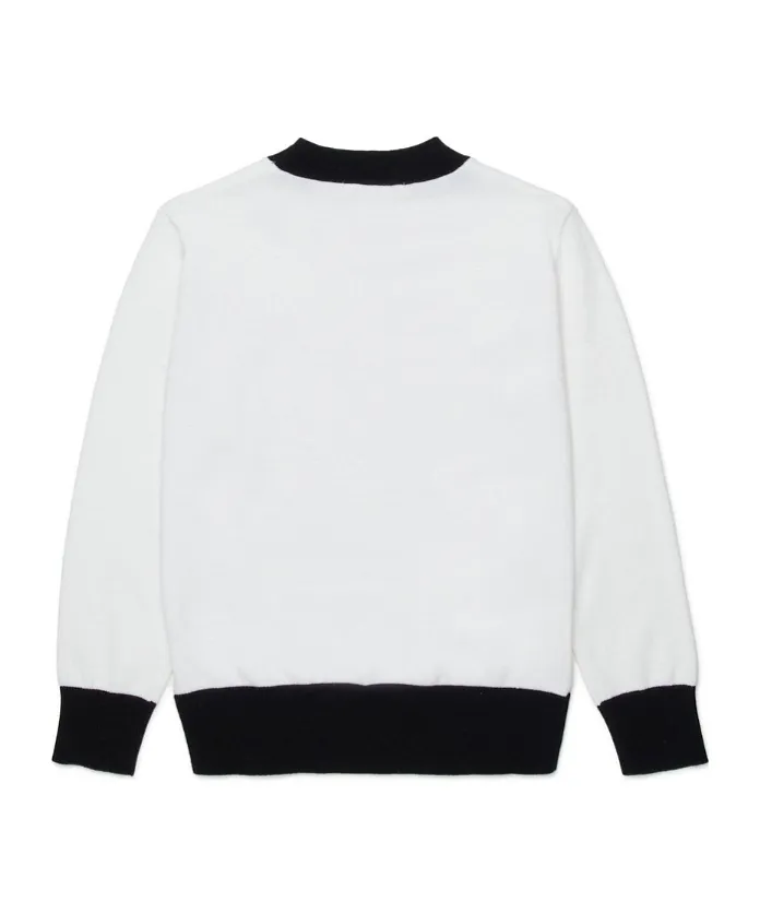 Marni Kids Logo Intarsia-Knit Jumper