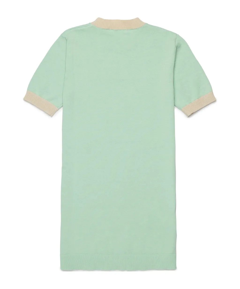 Marni Kids Logo Intarsia-Knit Short-Sleeved Dress