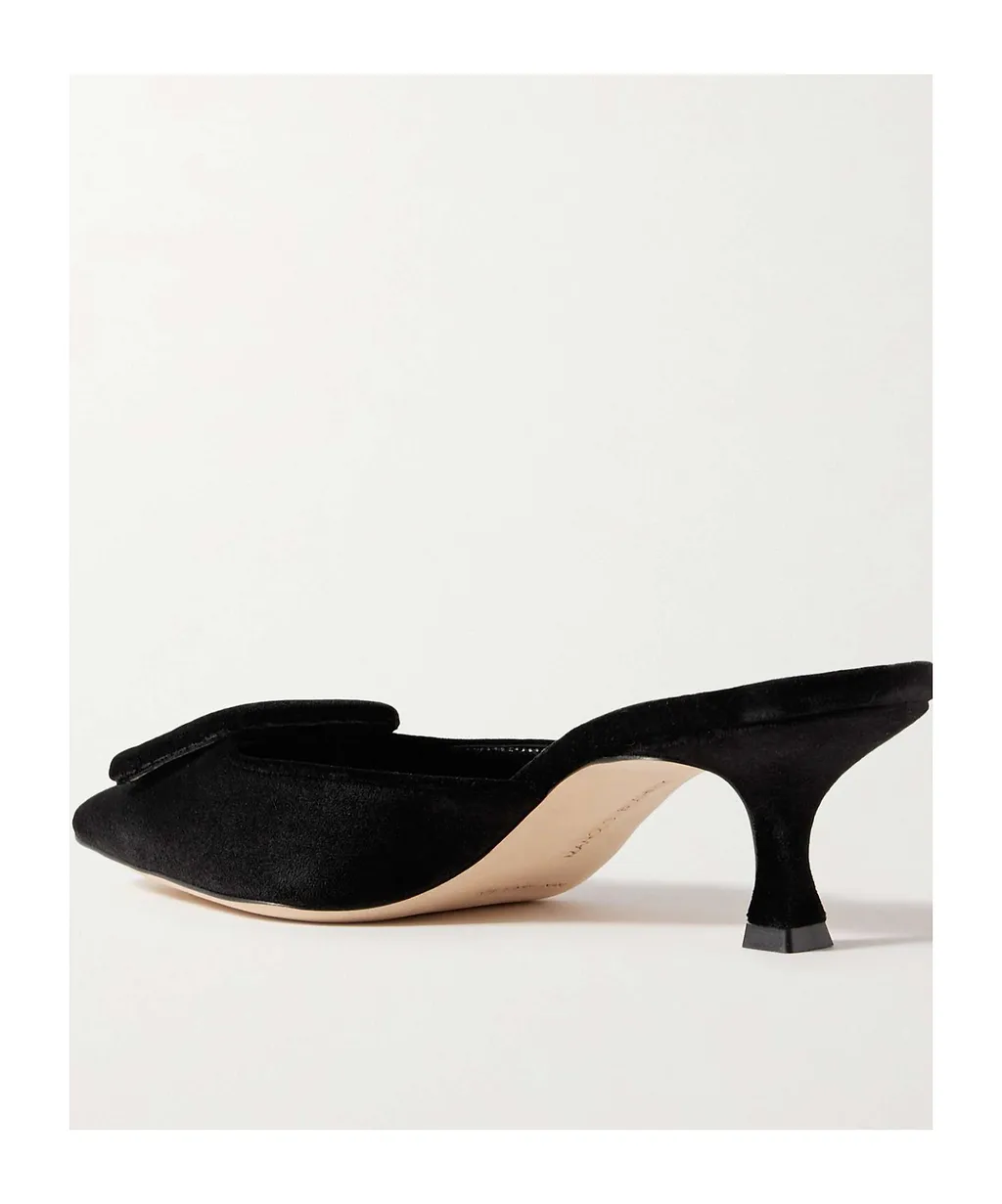 Pointed High-Heeled Sandals