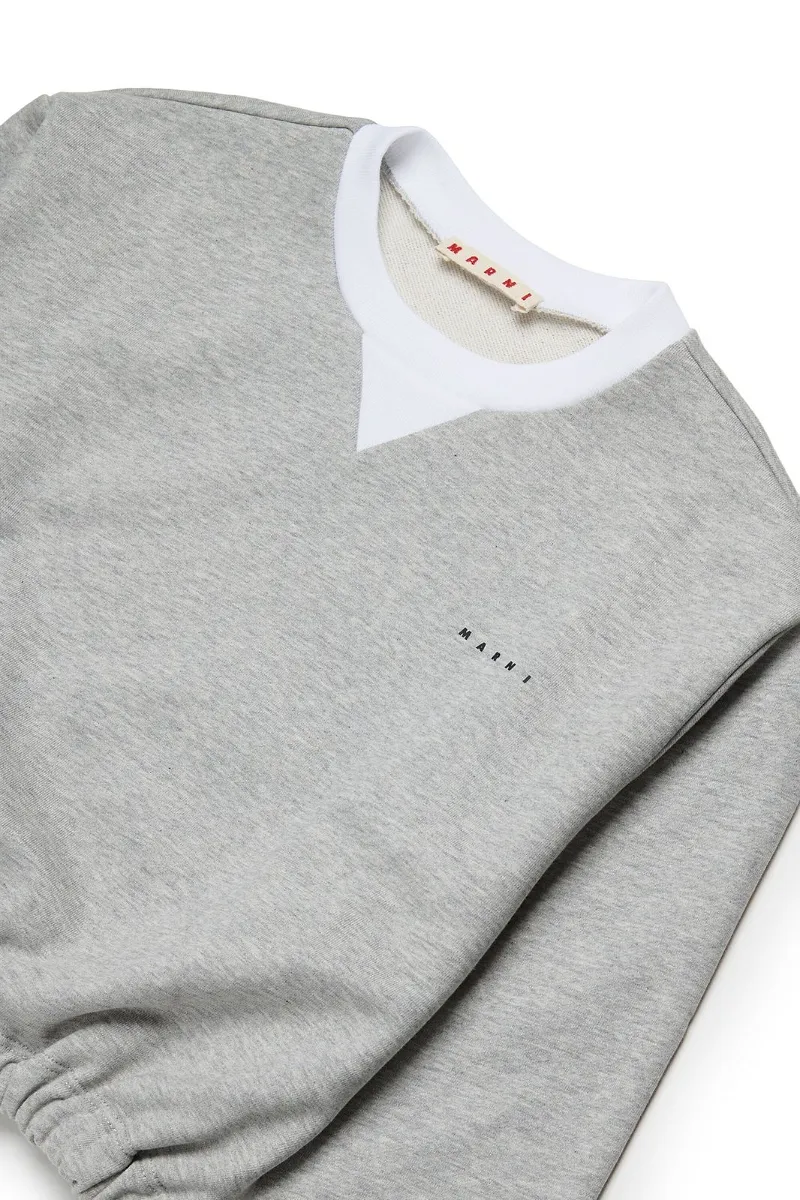 Marni Kids Logo Printed Crewneck Sweatshirt