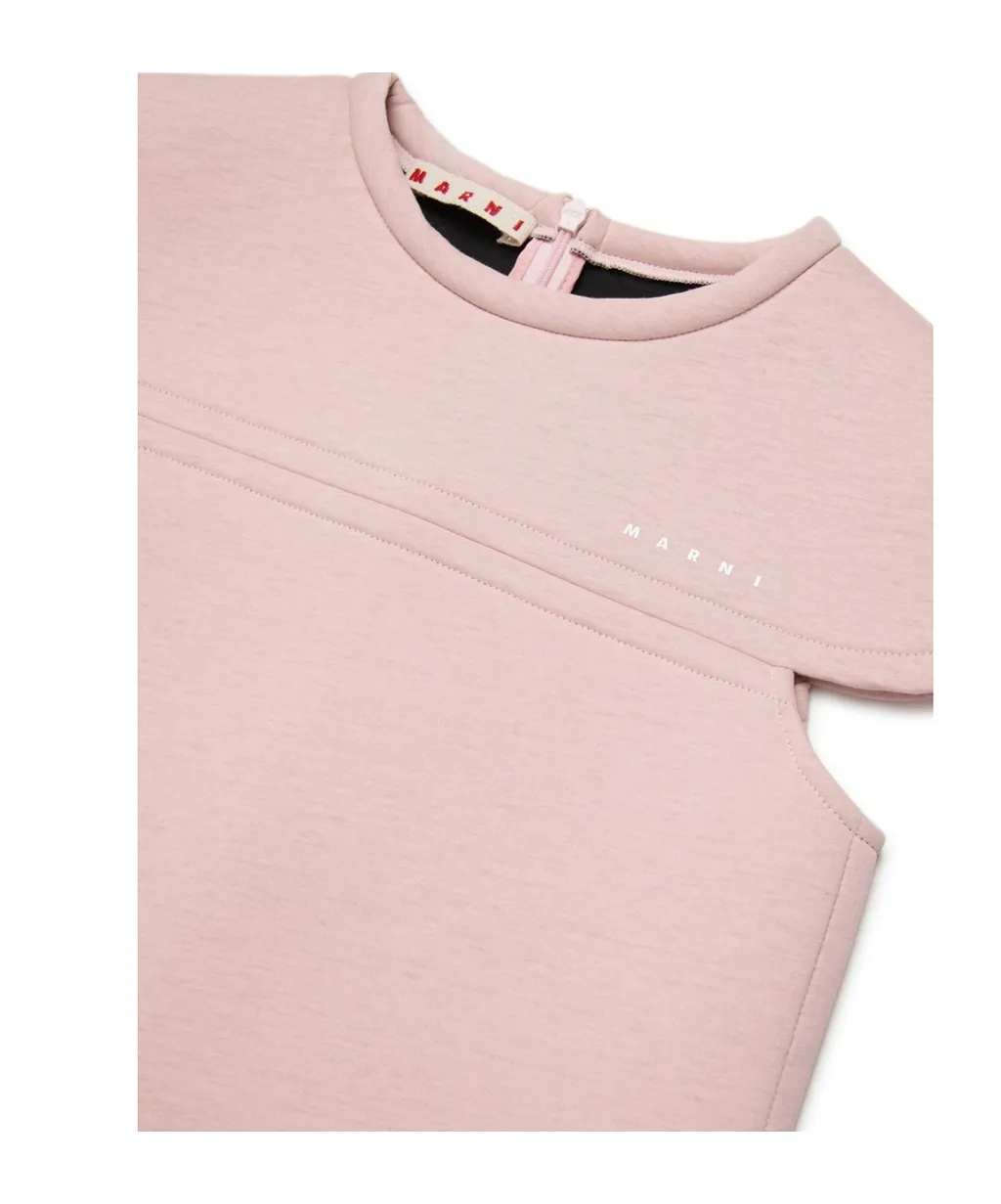 Marni Kids Logo Printed Dress