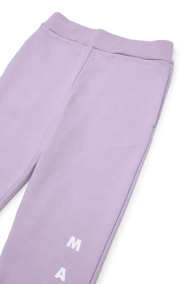 Marni Kids Logo-Printed Fleece Jogger Pants