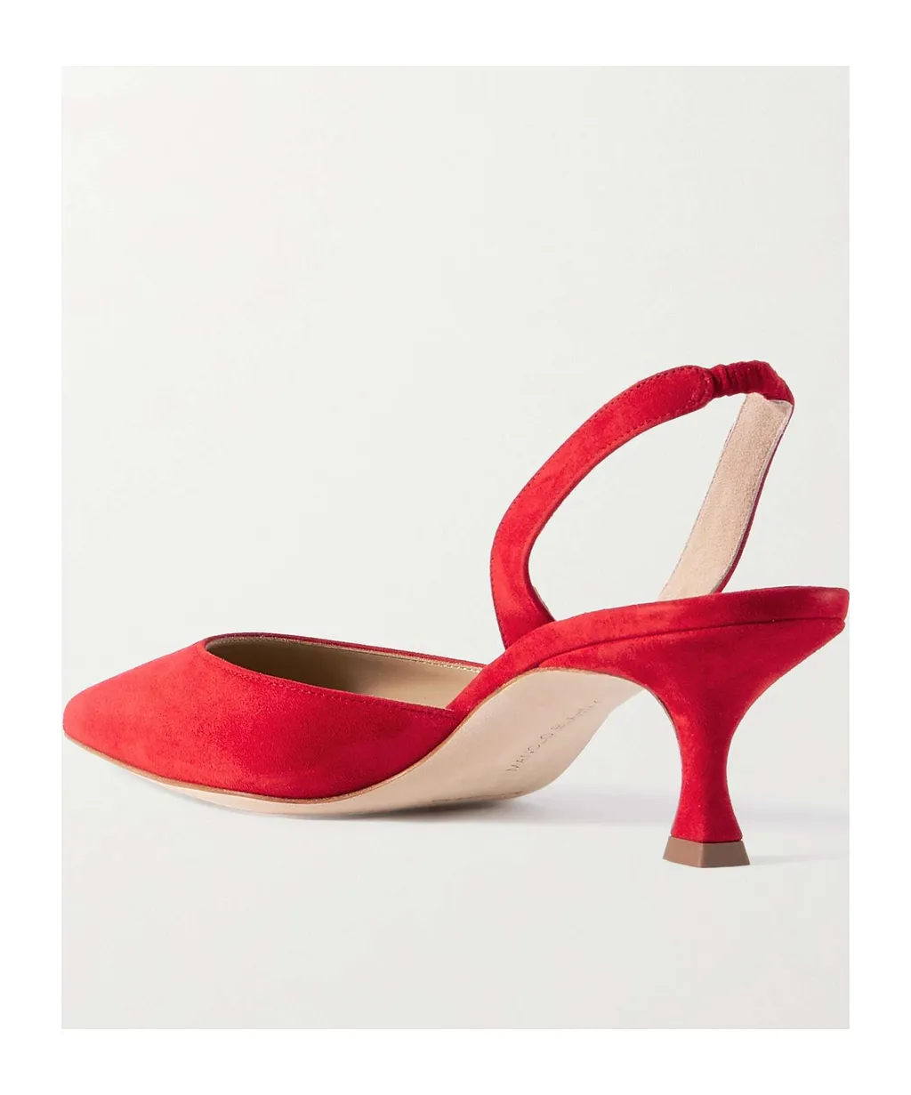 Pointed Toe Slingback Sandals
