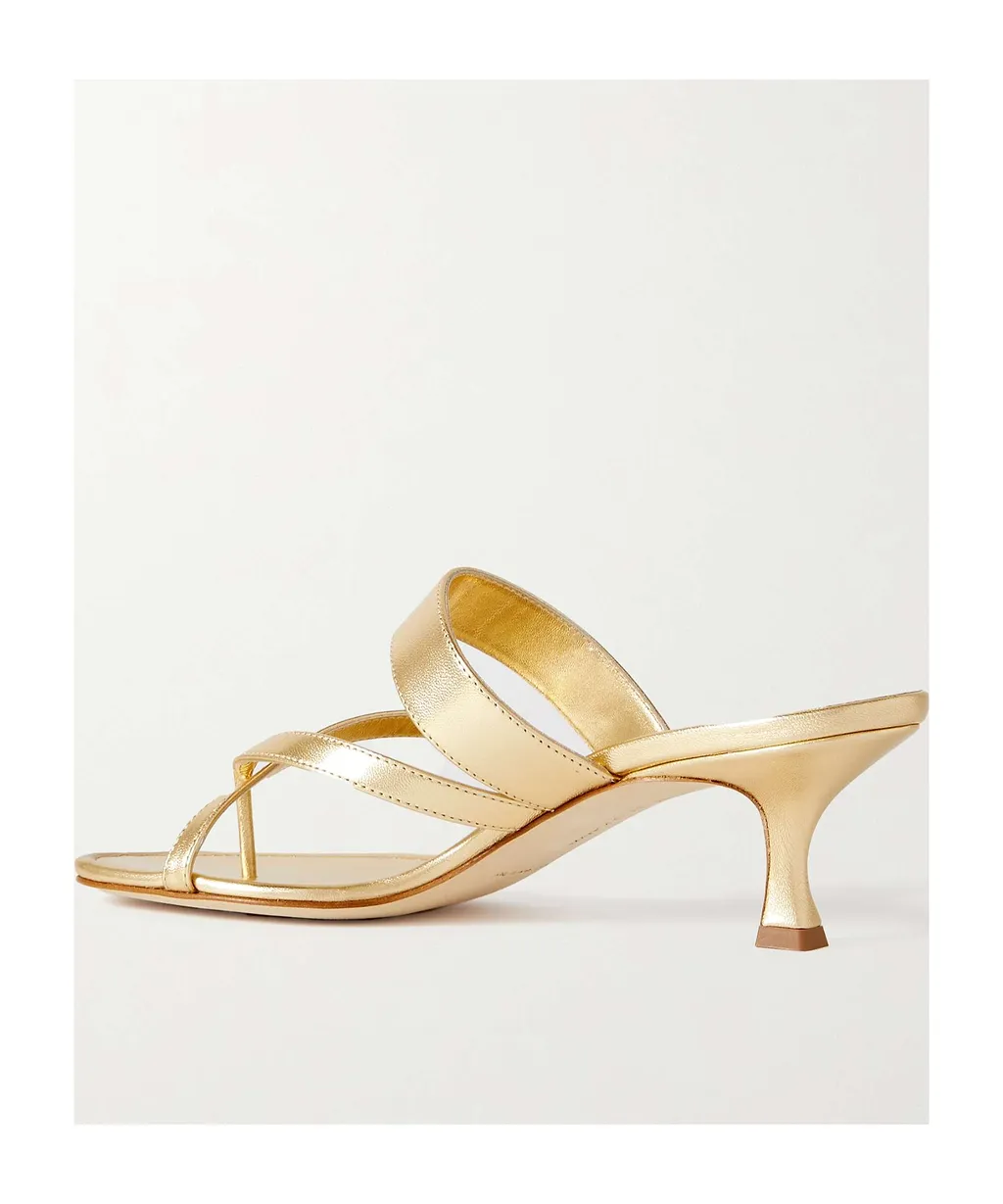 Round Head High-Heeled Sandals