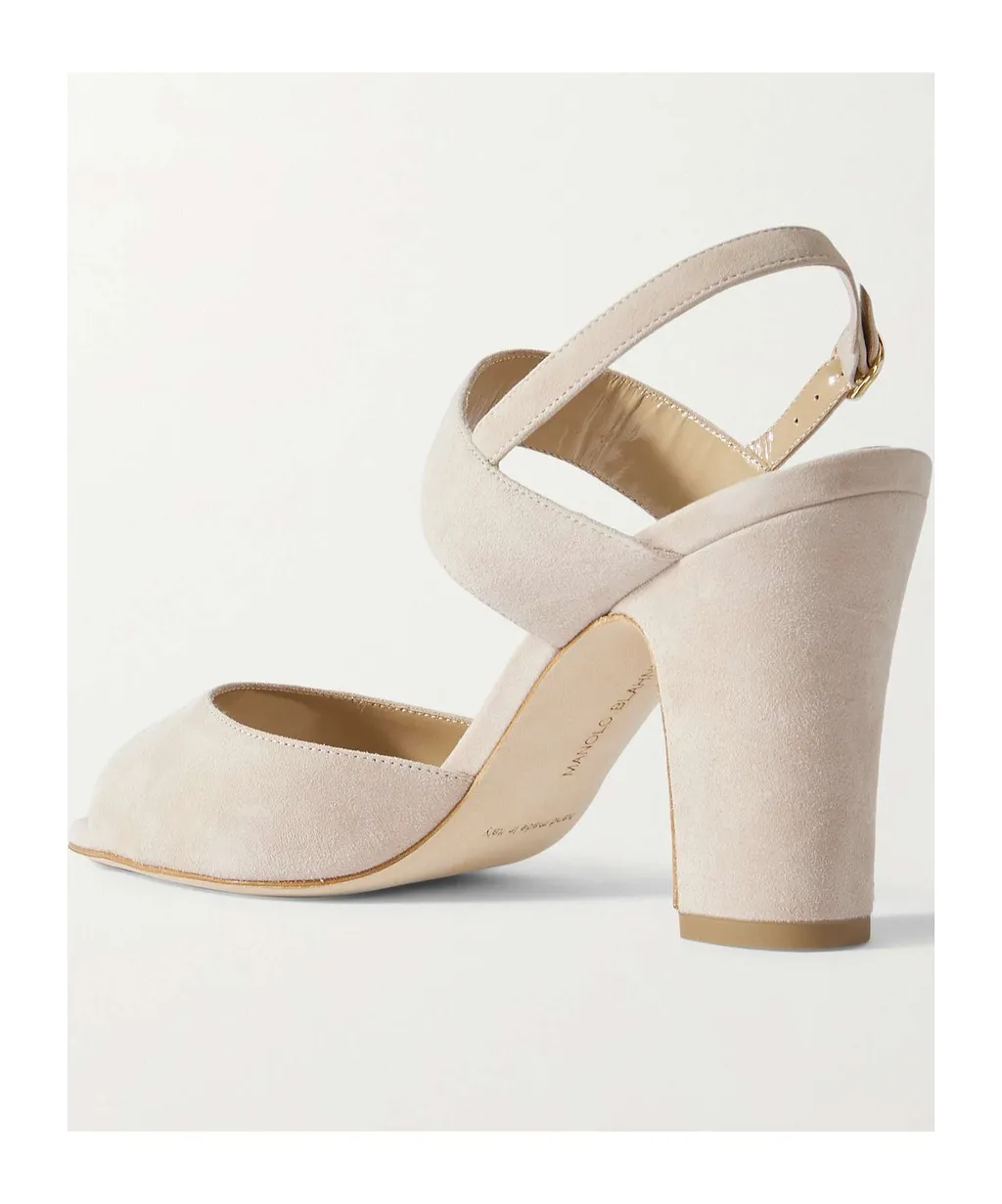 Round Toe High Heel Sandals