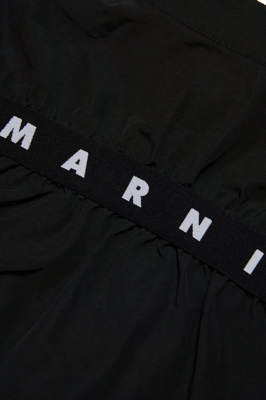 Marni Kids Zip-Up Curved Hem Jacket